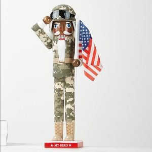 African American Army Nutcracker NWOT